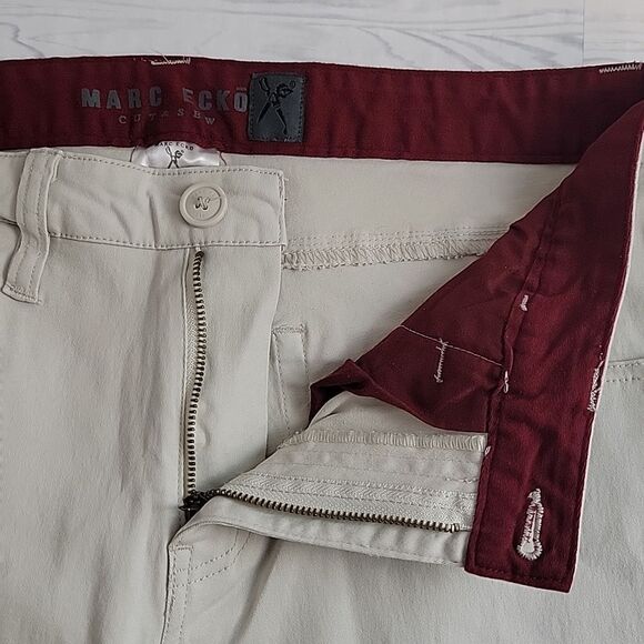 Marc Ecko Cut & Sew Mens cotton stone beige jeans Size 34X32 - Picture 11 of 16